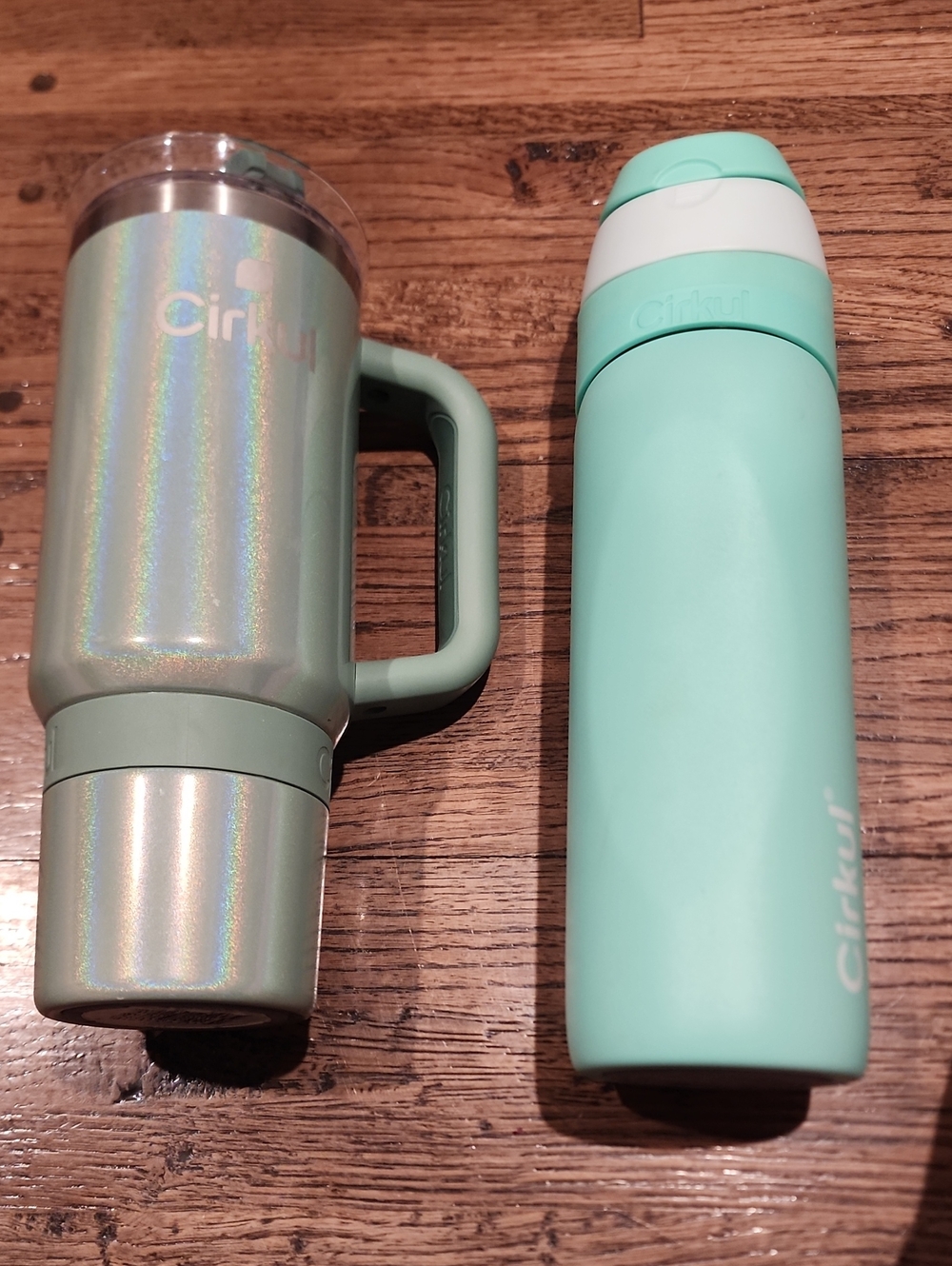 Cirkul Mint Green Insulated Bottle & Travel Mug